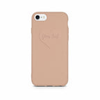 Biodegradable Personalized Phone Case - Pastel Pink