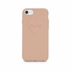 Biodegradable Personalized Phone Case - Pastel Pink