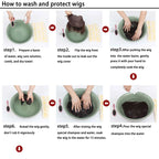 Chignon synthétique en désordre, 60g, cordon élastique, vague lâche, bouclé, Extensions de cheveux pour femmes, brun foncé