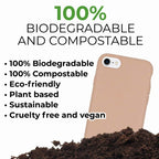 Biodegradable Personalized Phone Case - Pastel Pink