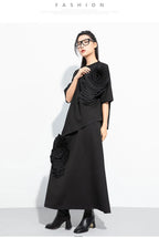 Amax luluE 2024 Design été hauts femmes col rond Floral Patchwork ample décontracté luxe t-shirts dames classique Harajuku vêtements