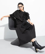 Amax luluE 2024 Design été hauts femmes col rond Floral Patchwork ample décontracté luxe t-shirts dames classique Harajuku vêtements