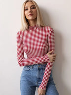 Collants pour femmes, hauts à la mode, body imprimé à manches longues, printemps/été